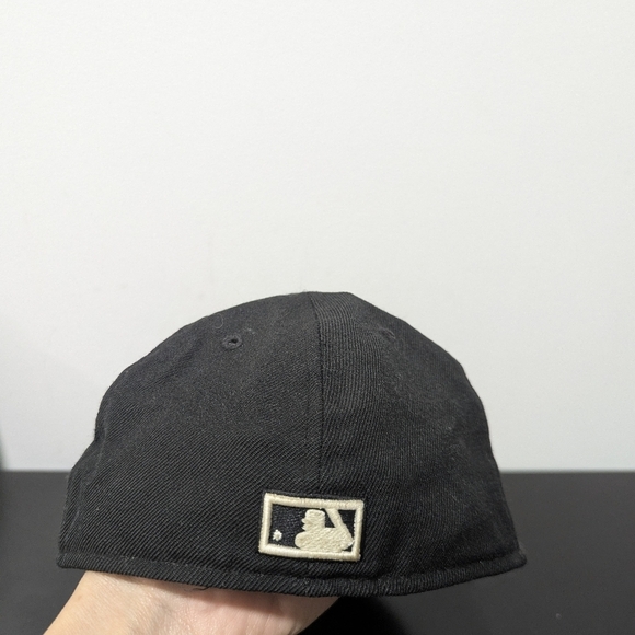 Brooklyn Coney Island New Era Cooperstown Black Wool Fitted BasebalI Cap - Picture 3 of 4